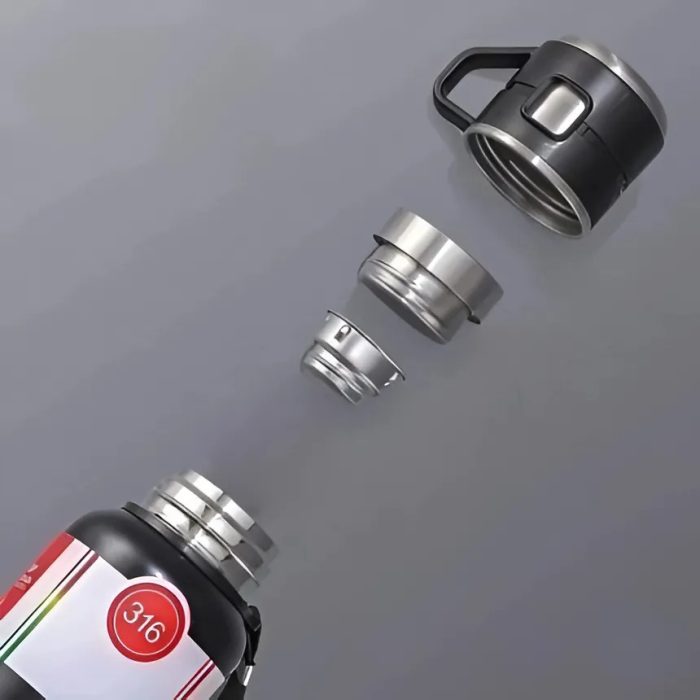 7089 - 1 Litre Çelik Termos - Görsel 2